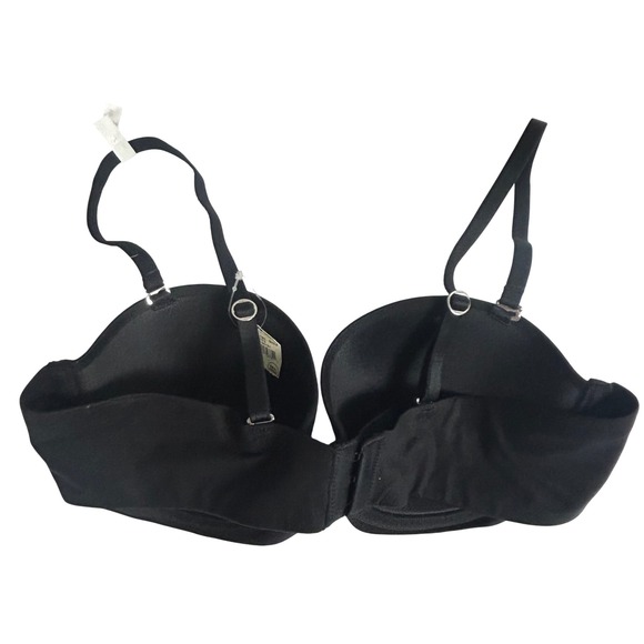 Aerie Strapless Convertible Black Underwire Push Up Bra‎ 36 B Adjustable Straps - Picture 2 of 5